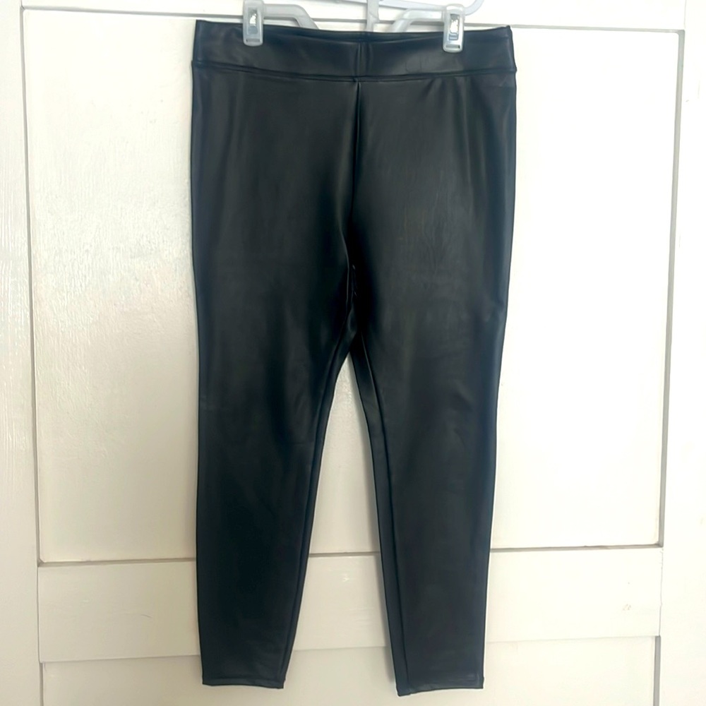 Pleather, Vera wang , dress pants size large